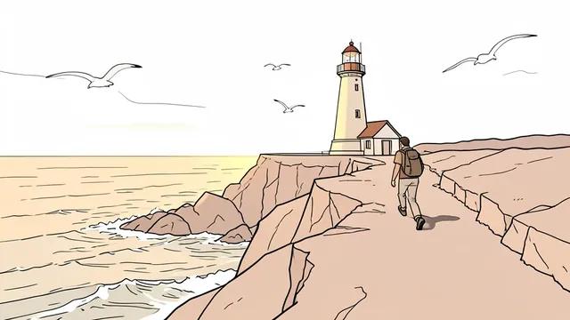 Line Drawing art style example