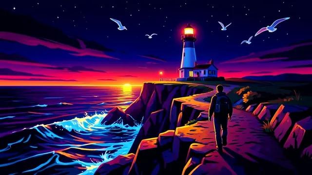 Neon Art art style example